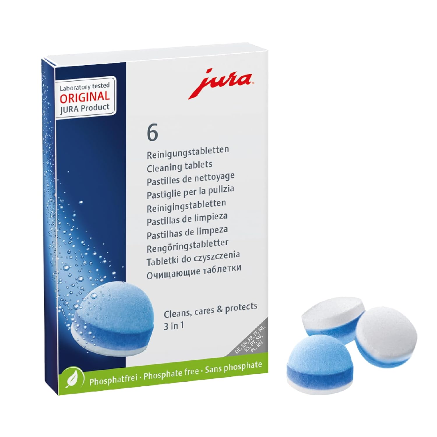 JURA original Reinigungstabletten Kaffeevollautomat 6 Stk. (24225)