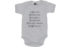 Brand88 - Precisely When He Means to, Printed Baby Grow