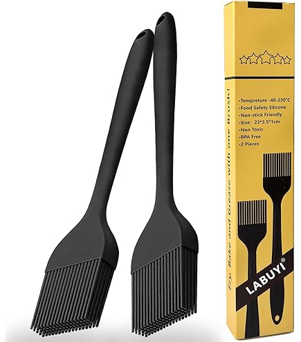 Birkmann Silikonpinsel III Groß - Küchenpinsel In Plum/Grau