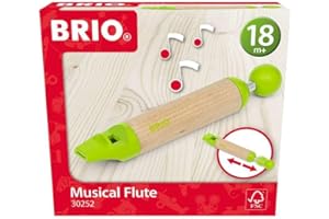 RAVENSBURGER VERLAG GMBH BRIO 30252 Kolbenflöte – Spielend einfach Melodien kreieren – Musikinstrument für Kinder ab 18 Monaten
