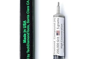 TechDiamondTools Diamant-Paste, 5 g, Spritze 50% Konzentration des Diamantpuders, 200,000 grit / 0-0.1 microns, Körnung 200.000/0-0,1 Mikron