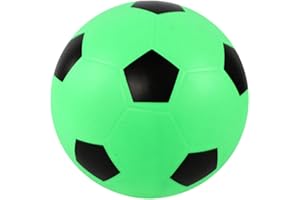 Baoqifong Ballon De Foot Silencieux, Ballon D'entraînement Silencieux sans Bruit, Football Sportif Amusant, Ballon De Football Intérieur Et Extérieur en PVC, pour Adultes Et Enfant, 21 CM