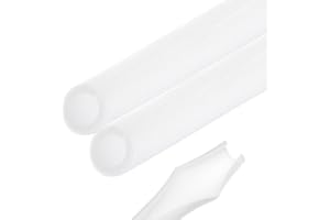 Rebower 2pcs Pipe Insulation Foam Tube 20x30mm 3ft Heat Preservation Foam Pipes [for Copper Water Pipe Freeze Protection] - White