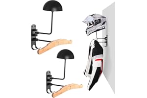 Motofans Supporto da Parete per Casco Tattico - 2 Pezzi