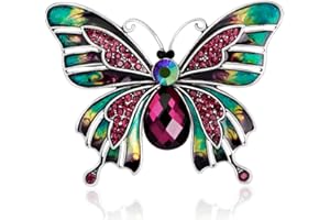 FAIRYGATE Brooch Rhinestone Lapel Pin for Women Fashion Exquisite Crystal Empress Brooches Elegant Dress Accessories Wedding Birthday Jewelry Gift, B32