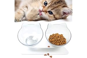 Beito - Gamelle pour chat avec support surélevé, pour chats et chiens de petite taille