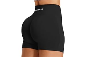 JOYSPELS Damen Scrunch Sport Shorts, High Waist Kurze Sporthose Radlerhose Kurz Push Up Leggings Sommer Gym Laufhose