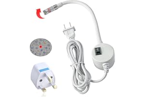 GENERIC Laser Guide for Sewing Machines - Adjustable Dot/Straight Line/Crosshair Projection Quilting Light, Precision Alignment Tool with 360° Positioning for Embroidery Patchwork (Red,Dot style)