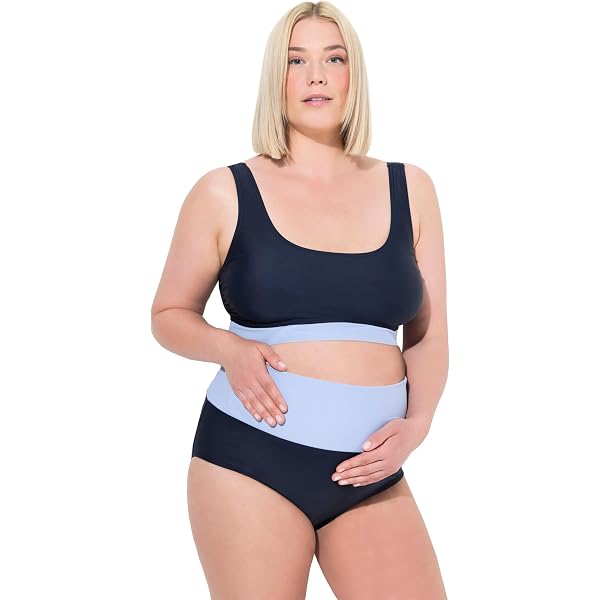 Ulla Popken Bustiers 2er-Pack Für Damen Große Größen – Mit Druck & Uni, Ohne Bügel, Aus Baumwolle Mit Elasthan