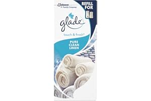 Glade Clean Linen Touch n Fresh odświeżacz powietrza, 10 ml (opakowanie 4 szt.)