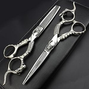 5.5 inch 16.5cm professional hairdresser scissors high hardness steel hair cut and thinning haircut dedicated cut - Image 8