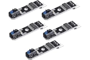 Hailege 5pcs TCRT5000 5V 1-Way Tracing Module Capteur de traçage de sonde de suivi infrarouge de voiture intelligente