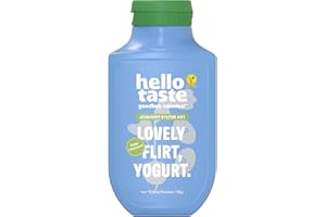 ‎HELLOTASTE hellotaste Joghurt Sylter Art Dressing 300ml - kalorienreduziert, ohne Zuckerzusatz & voller Geschmack | Für Gerichte, zum Grillen uvm. | Vegan, aspartamfrei, glutenfrei, sojafrei | 1 x 300ml