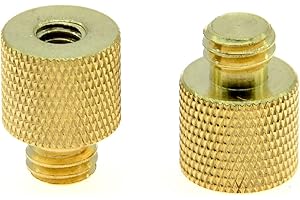 PROtastic® 1/4" Female > 3/8" Male Camera Screw Adapter for Mounts & Tripods etc *** 2 PACK ***