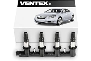 VENTEX® Ignition Coil Pack VXS1702 Compatible with Vauxhall Insignia 1.8 Astra 1.6 Turbo 7-Pin