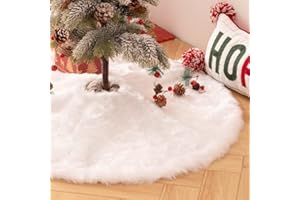 HARESLE Weihnachtsbaumrock, 90cm Plüsch Weihnachtsbaum Rock für Weihnachtsbaum Decke, Weihnachtstag, Neues Jahr, Party Ferienhaus Dekorationen (90cm / 36in)