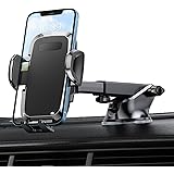 MOSOTECH Porta Cellulare Auto, Supporto Telefono per Auto Ventosa con 360° Rotazione e Estensibile, Portacellulare per Auto U