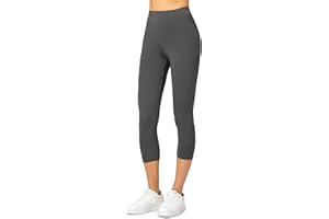 Merry Style Leggins Corti Donna 3/4 Pantaloni Capri Leggins Donna in Viscosa Traspirante, Pantaloncini Fitness Corti per Sportivi o Casual MS10-144