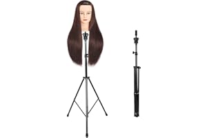 ‎COCOARM Cocoarm Perücken Ständer Halter Verstellbar Friseur Übungskopf Ständer Stativ Frisur Trainingsköpfe Stand Stativhalter Kopfständer Puppenkopfständer für Friseurausbildung Kopf Schaufensterpuppe Kopf