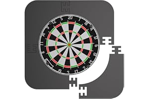 Aukuoy Dartboard Surround, Durable EVA Dartboard Surround Wall Protector for All Standard Size Dartboards