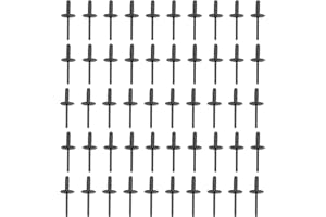 Anlseiod 50x Rivetti Espansione per 6 mm X1 X3 X5 X6 Z4 Coupe E90 E91 E84 E83 E53 E70 F15 F85 E71 E72 E86 E85 R60 51717002953 Rivetti Ciechi di Fissaggio plastica