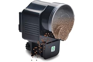Lychee Comedero para PE-ces de Acuario, Dispensador automático de Comida para Peces de AC-uario, Com-edero para Acuario, Temporizador Comedero automático para Peces de Acuario(AF-2003)