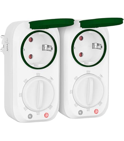 Outdoor Zeitschaltuhr AES8 Mit 2 Steckdosen | Mobile Energy