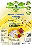 Stevia Streusüße Granulat mit Erythrit, 1er Pack (1 x 1kg)