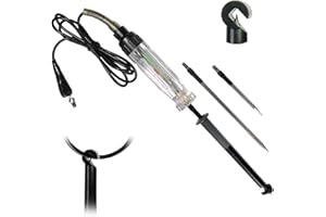 allsun 6-12V DC Automotive Test Light Circuit Tester Car Electrical Fuse Tester for Low Voltage Systems with LED & Buzzer Indicator GK5225