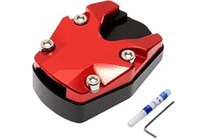FNAEKIER Motorcycle Foot Side Stand Extension Pad, Motorcycle Pad Support Plate, Motorcycle Foot Plate Extender Accessories