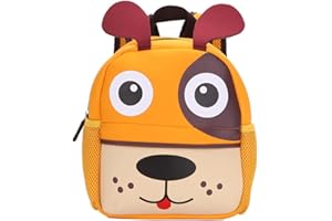 BAIGIO Mochila Guarderia Niño Mochila Infantil Kindergarten,Pequeñas Mochilas Escolares de Dibujos Animados Animales para Niñas Primaria Linda Bolso Bebe Guarderia Preescolar para 3-5 Años