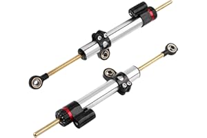 EBTOOLS Motorcycle Steering Damper Stabilizer - Steering Damper Motorcycle Motorcycle Steering Damper Stabilizer Aluminum Universal Motorcycle Steering Damper Stabilizer for MT10 MT 07 MT09 Long Type