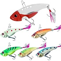 6 pz/set 6 cm/14 g esca da pesca vibrazione esca a manovella