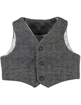 Name it 13146956 Nitfisk Weste schick für Kinder Taufe Hochzeit festliche Anlässe Grau Fischgräte Gr. 74
