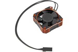 SPYMINNPOO Ventola di Raffreddamento del Motore dell'automobile RC, Dissipatore di Calore del Dissipatore di Calore del Motore da 35 Mm per Motore Brushless con Sensore 1/10 1/12 1/8 RC