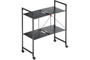 ‎HAILO Hailo Quickboard – Mobile Universalablage mit Rollen - klappbar & platzsparend - vielseitig einsetzbar - pro Ablagefläche belastbar bis max. 10 kg - schwarz matt