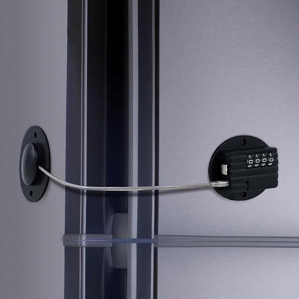 CTEOUNPT Combination Lock – No Key, 4-Digit Code, For Cabinets, Fridge, Lockers - View #5