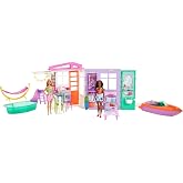 Barbie'nin Tatil Evi ve Aksesuarları Oyun Seti HGM56