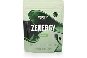 Matcha Fuel SuperLatte - Mushroom, Superfood & Adaptogenic Matcha Powder | Energy, Focus & Immunity | Lion's Mane, Reishi, Cordyceps, KSM-66 Ashwagandha | Gluten Free | Vegan | 15 Servings (300g)