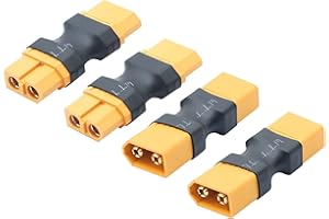 Riertostng 2Pair XT60 Connector Adapter, XT60 Male & Female No Wire Adapter Converter for RC Lipo Battery Drone Toy Car etc