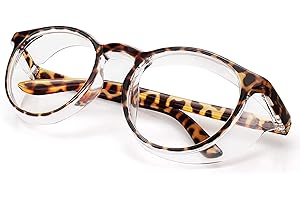 LeonDesigns Schutzbrille Anti-Fog Tactical Glasses Mit Side Shields - Klare Anti-Scratch UV400 Schutzscheibe - Innenbrille