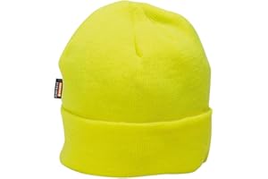 Portwest B013 Zimowa z Ociepleniem Czapka, Regularny, Rozmiar Jeden, Żółty