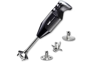 bamix stavmixer set M250 PRIME inkl. multifunktionskniv, Visp, Slagskiva av rostfritt stål, 250 watt, 2 hastigheter, Made in