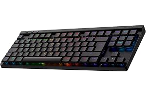 Produktabbildung: Logitech G G515 LIGHTSPEED TKL kabellose flache Gaming-Tastatur | LIGHTSYNC RGB, dünnes Profil, ohne Ziffernbl
