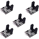 Hailege 5pcs LM393 Korrelations-Lichtschranke Entgegengesetzter Infrarot-Zählsensor DC 5V