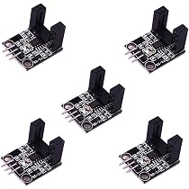 Oiyagai 5 Pezzi Modulo Sensore di Velocità con LM393 Chip Comparatore e Oiyagai 5 Pezzi Modulo Sensore di Velocità con LM393 Chip Comparatore e