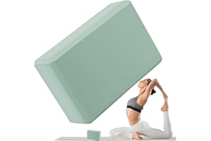 Pzuryhg Blocs de yoga haute densité, briques de mousse de yoga antidérapantes, blocs de yoga de soutien, accessoires de yoga légers, blocs de mousse de yoga respectueux de l'environnement, blocs