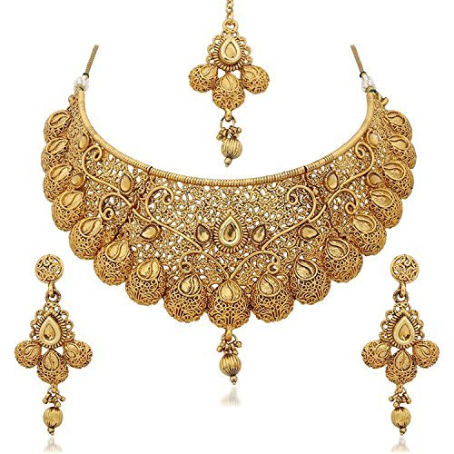 Sukkhi Jewellery Set for Women (Golden)(N71789GLDPM1250)