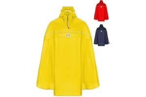 HOCK - DAS ORIGINAL und echter TESTSIEGER* - Fahrrad Regenponcho mit Kapuze - Fahrradponcho Wasserdicht - Herren Damen Regenschutz - Optimales Regencape für alle Biker