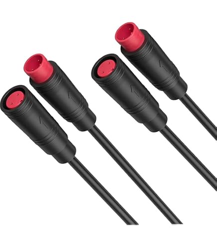 Cavo Prolunga Impermeabile Ebike 3 Pin Maschio a Femmina per